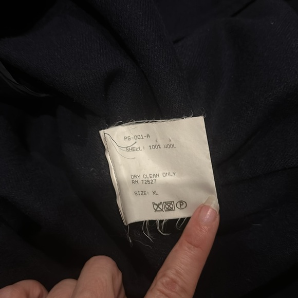 PAUL STUART WOOL OVERCOAT BLAZER - Picture 4 of 4